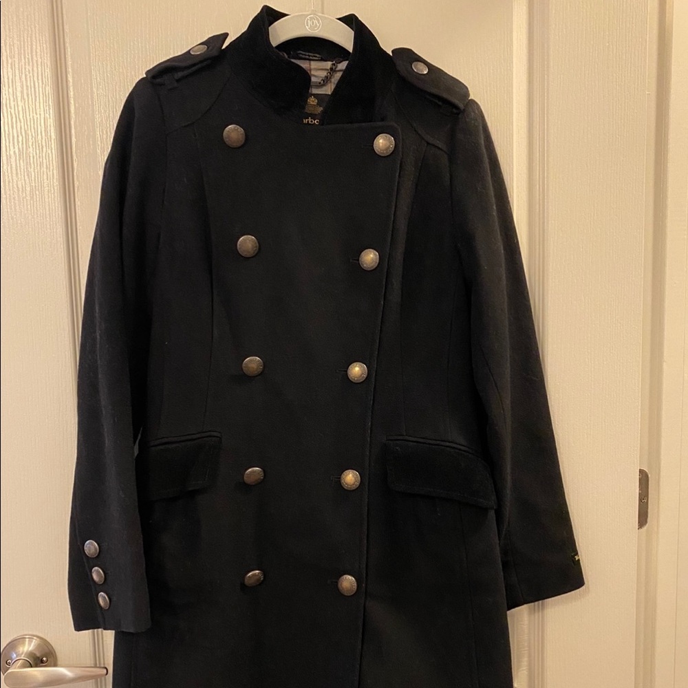 SOLD Barbour wool coat